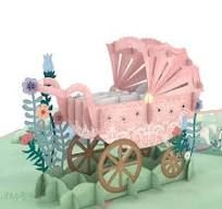 Love Pop 3D Card - Baby Pink