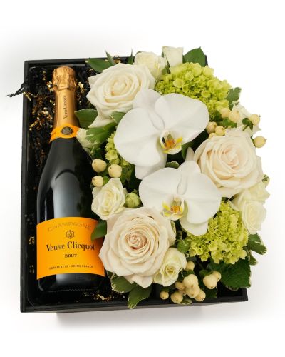 Flora Box White Veuve Clicquot Brut
