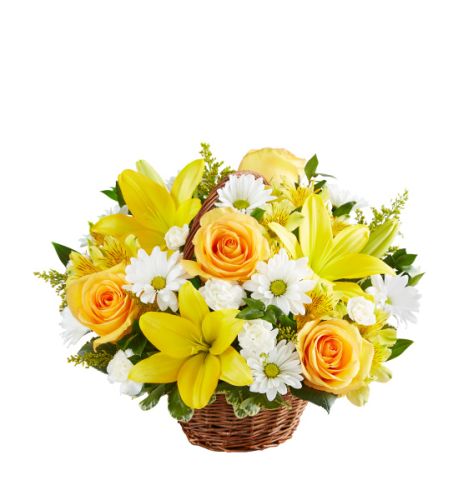 Boca Raton Flower Shop - Peace, Prayers & Blessings In Yellow –
