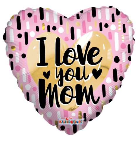 Boca Raton Flowers - I love you Mom balloon  –
